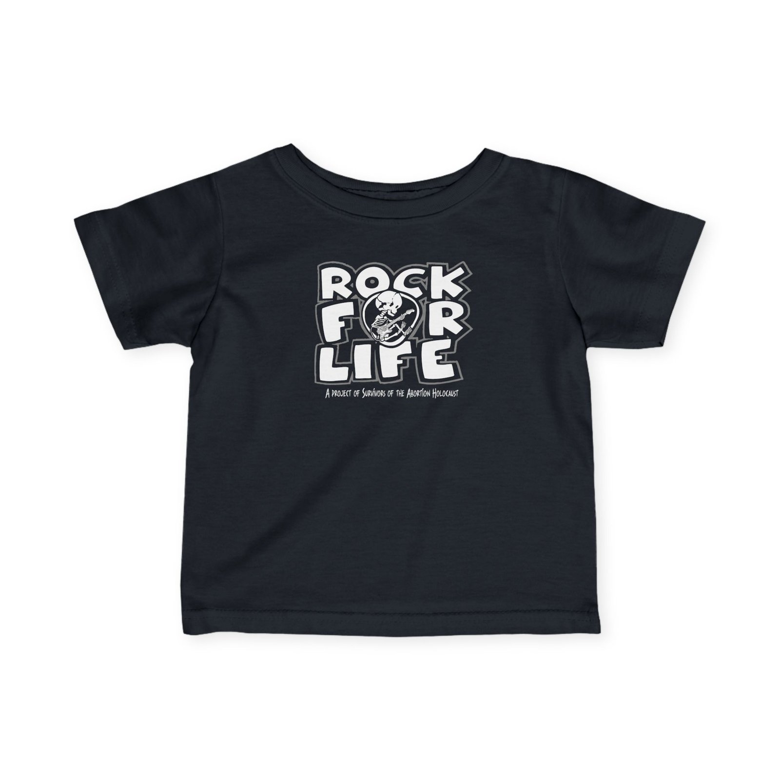 Rock For Life Logo - Survivors Infant Short Sleeve Tshirt