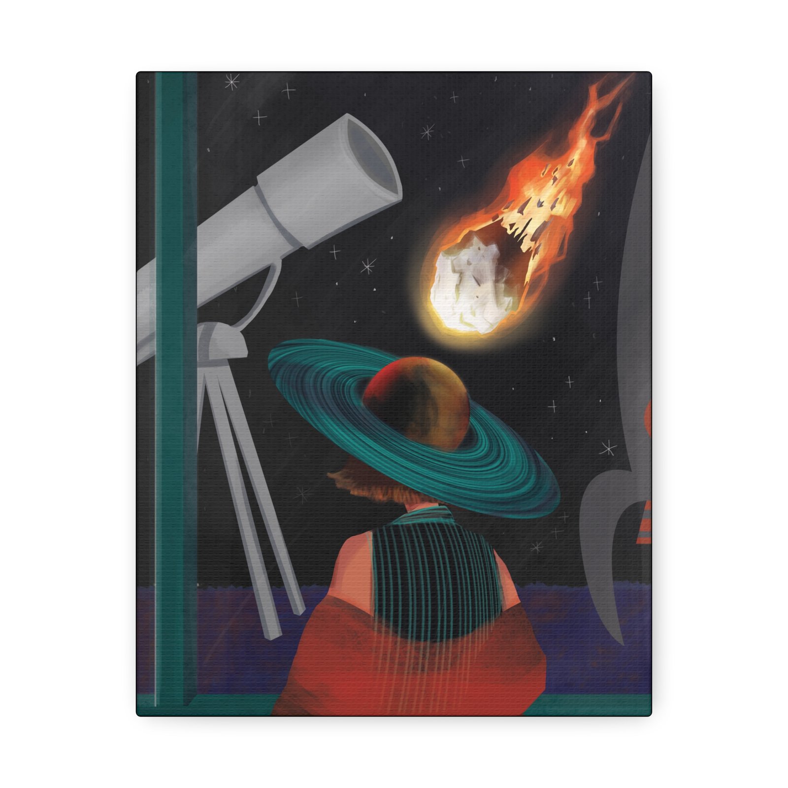 Jenna De La Paz - The Space Between Stretched Canvas