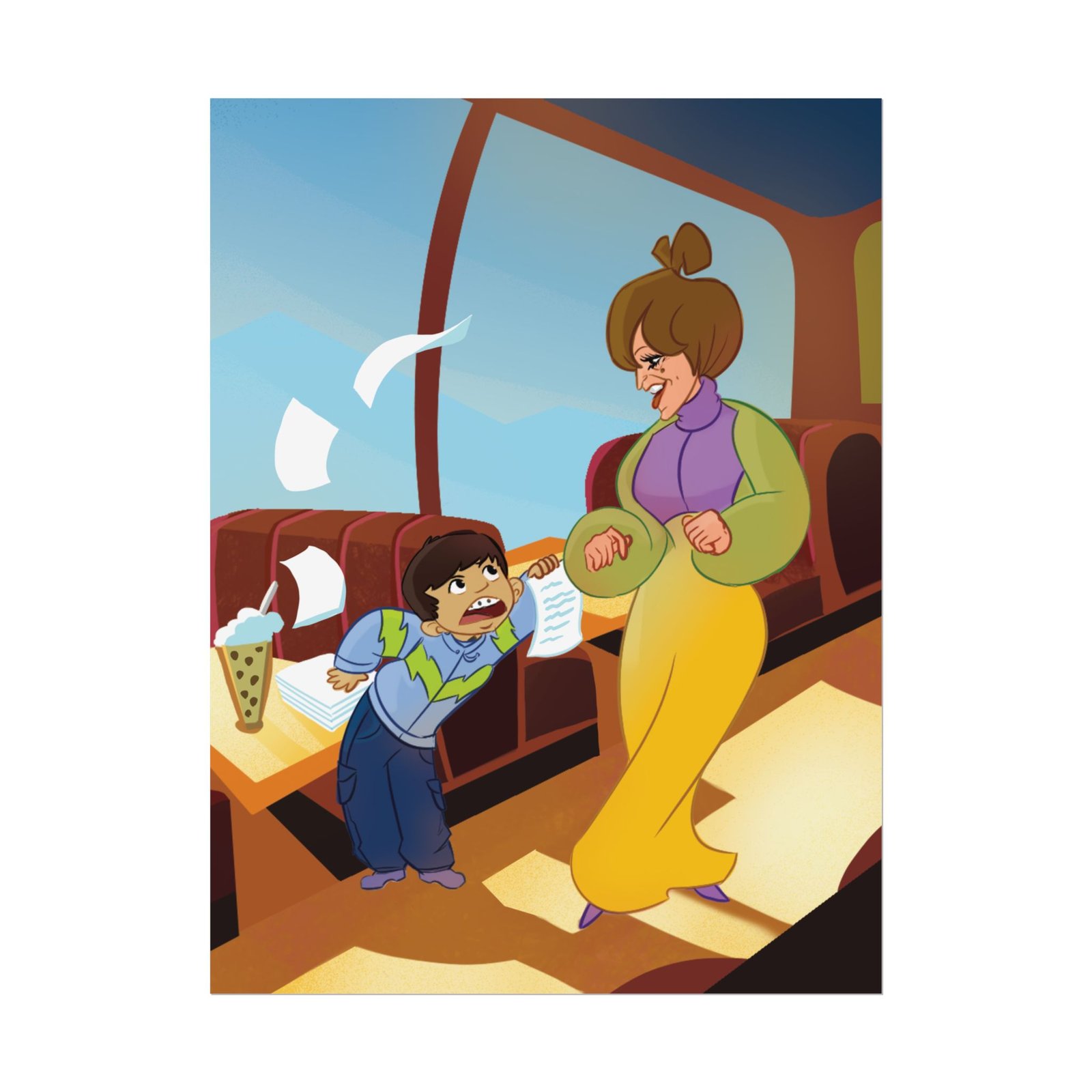 Jenna De La Paz - Moth And Ms. Dritch 260gsm Matte Prints