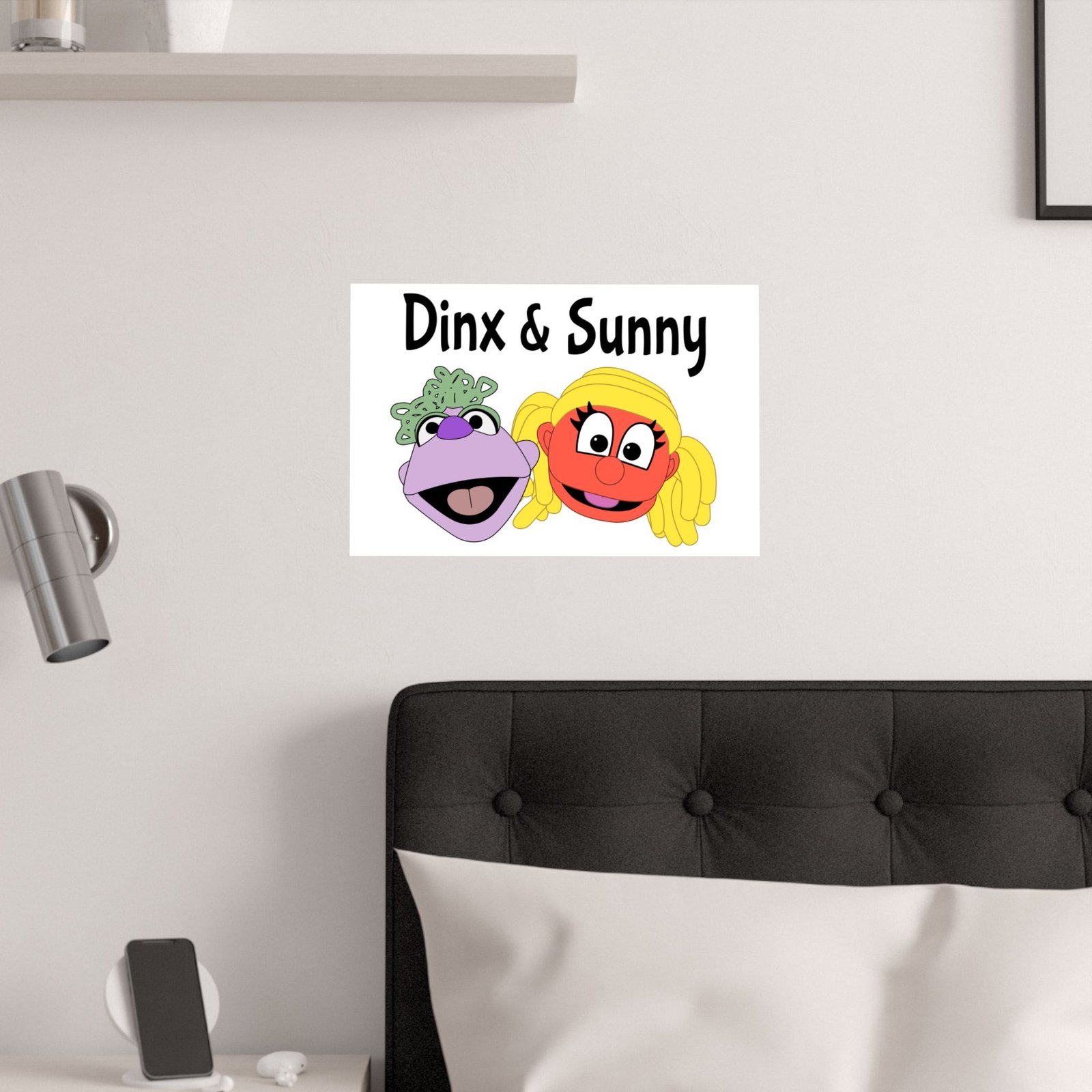 Dinx The Puppet - Dinx & Sunny Poster Prints (210gsm) - Image 3