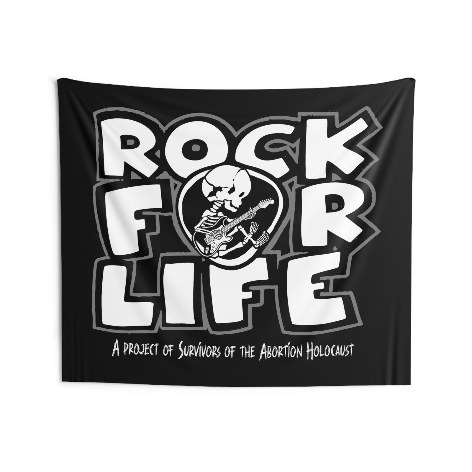 Rock For Life Logo - Survivors Indoor Wall Tapestries - Image 4