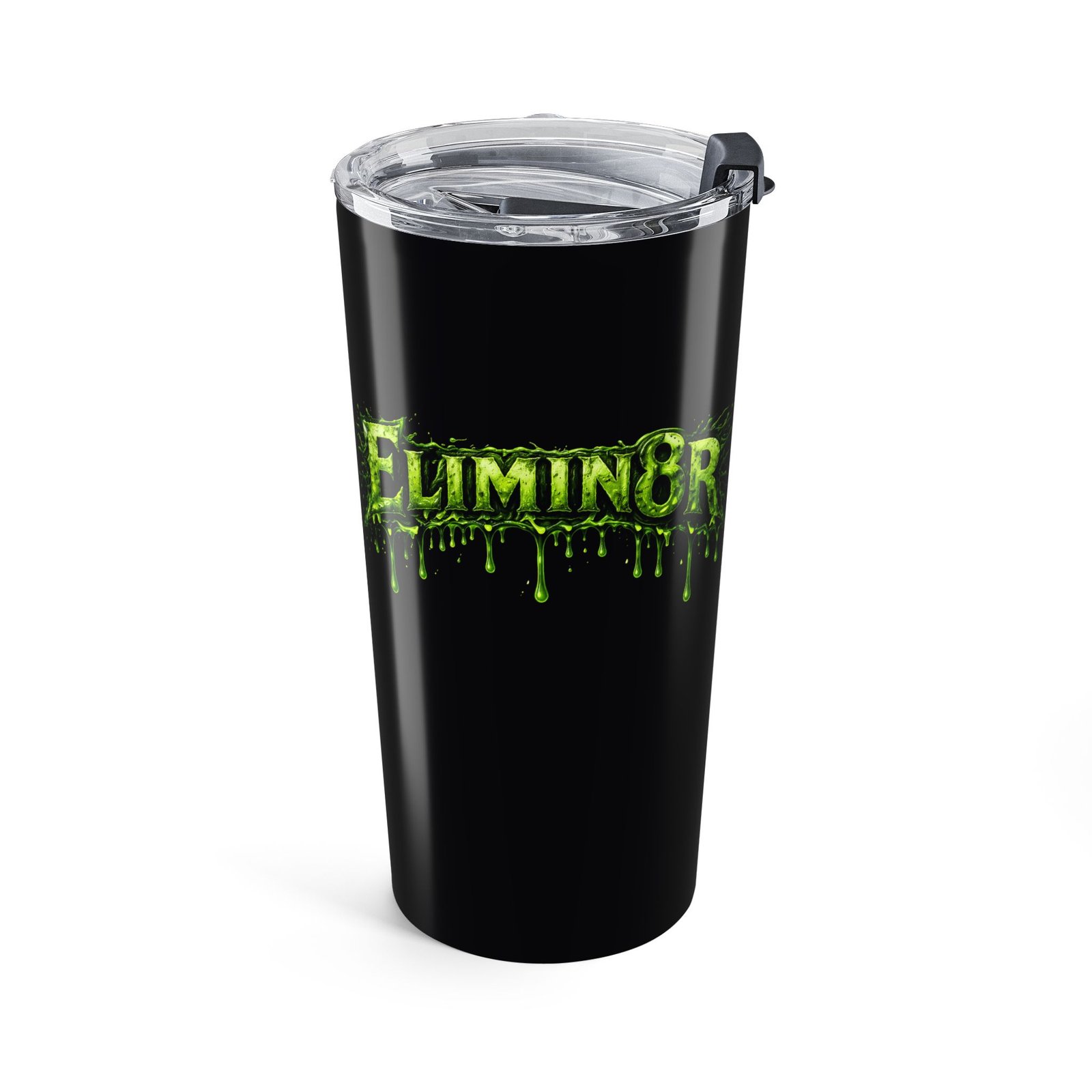 Elimin8r - Dripping Green Logo 20oz Stainless Steel Tumbler