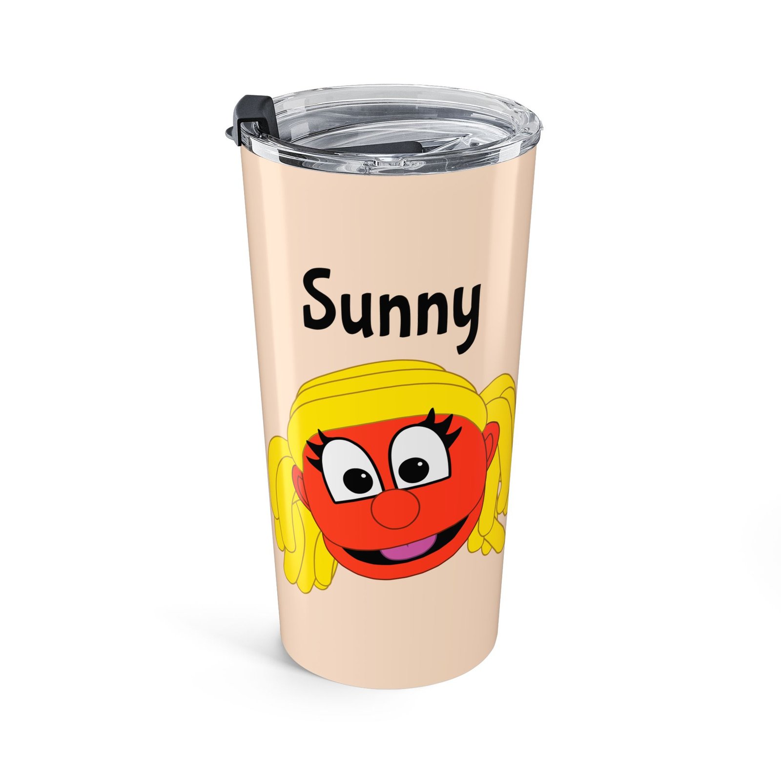 Dinx The Puppet - Sunny 20oz Stainless Steel Tumbler (Orange) - Image 4