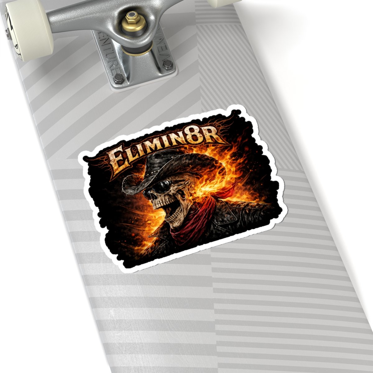 Elimin8r - Cowboy Die Cut Sticker Set