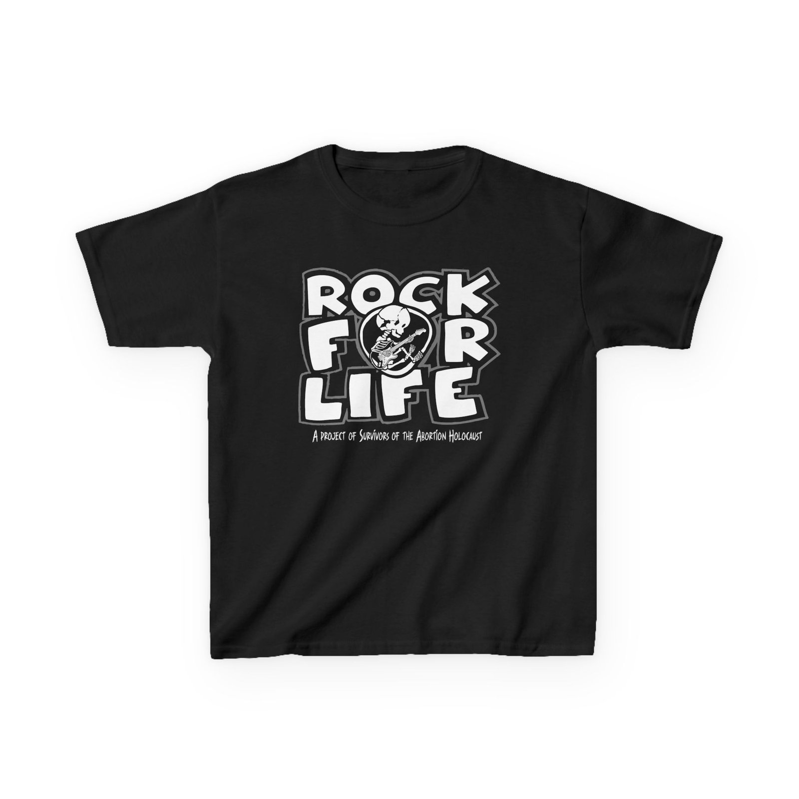 Rock For Life Logo - Survivors Children's Short Sleeve Tshirt
