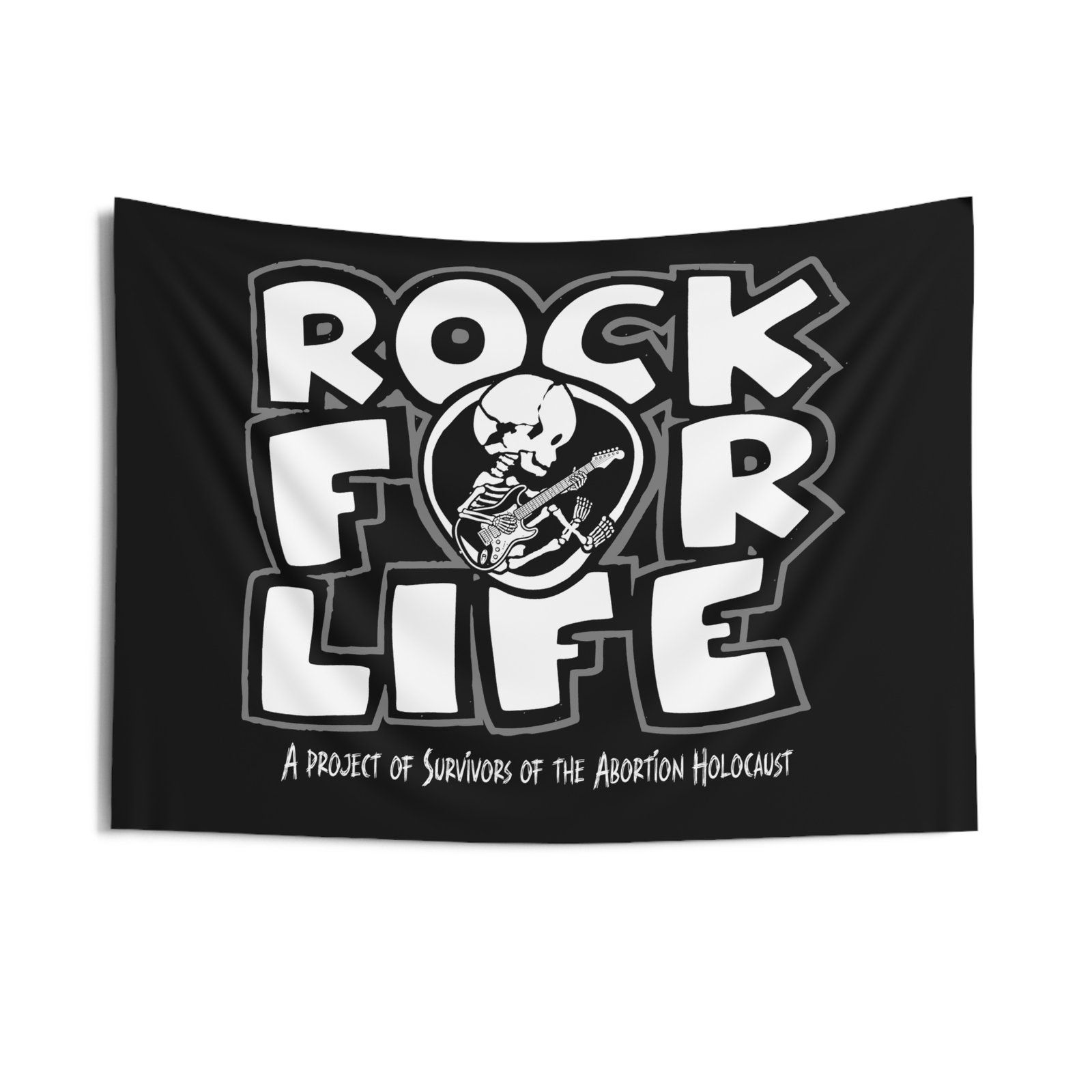 Rock For Life Logo - Survivors Indoor Wall Tapestries - Image 2