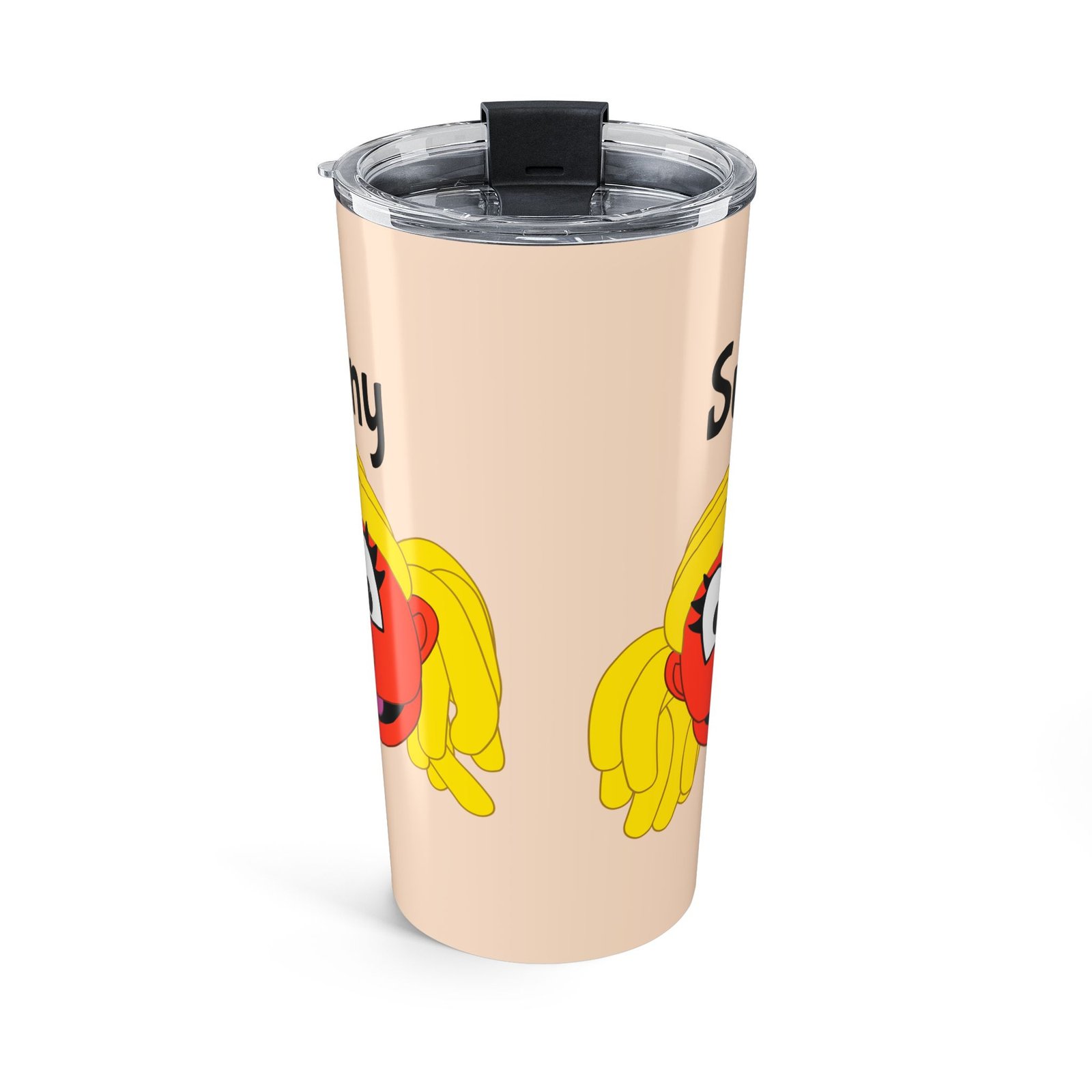 Dinx The Puppet - Sunny 20oz Stainless Steel Tumbler (Orange) - Image 3