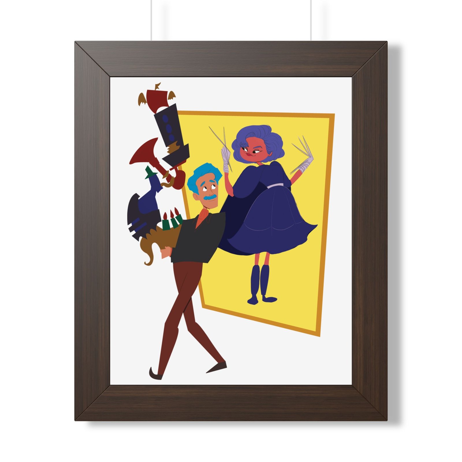 Jenna De La Paz - Curio - Framed Poster Print