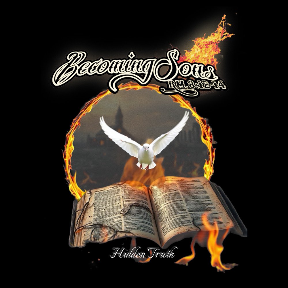 Becoming Sons - Hidden Truth - Black Denim Printed Patches (2 sizes)