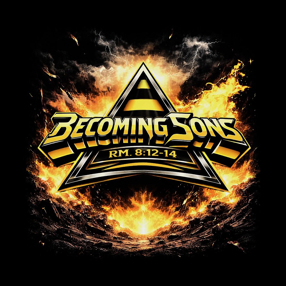 Becoming Sons - Stryper Shield Logo - Black Denim Printed Patches (2 sizes)