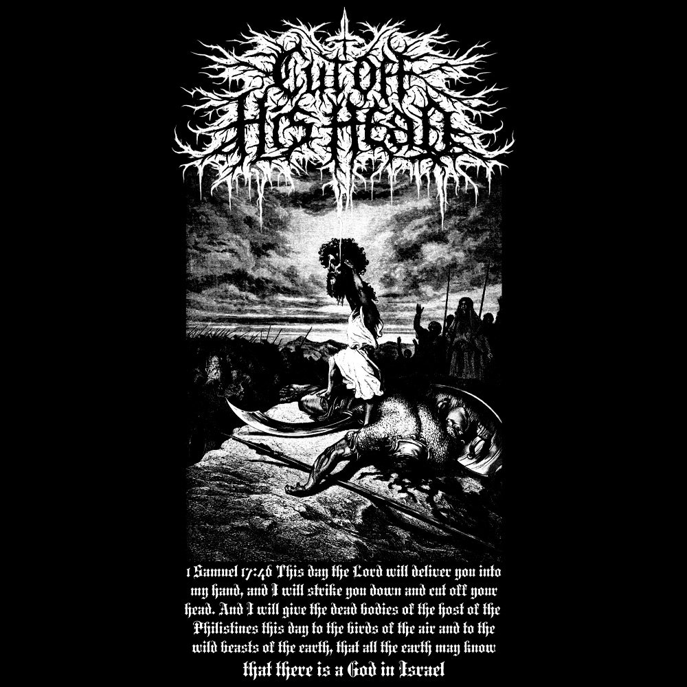 Deathcore2lifecore - Cut Off His Head - Black Denim Printed Patches (2 sizes)