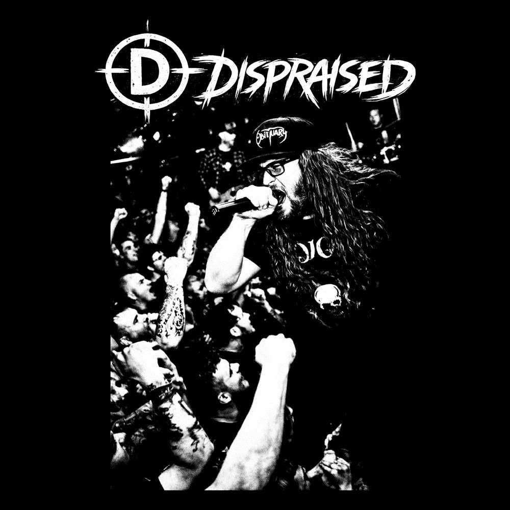 Dispraised Live - Black Denim Printed Patches (2 sizes)