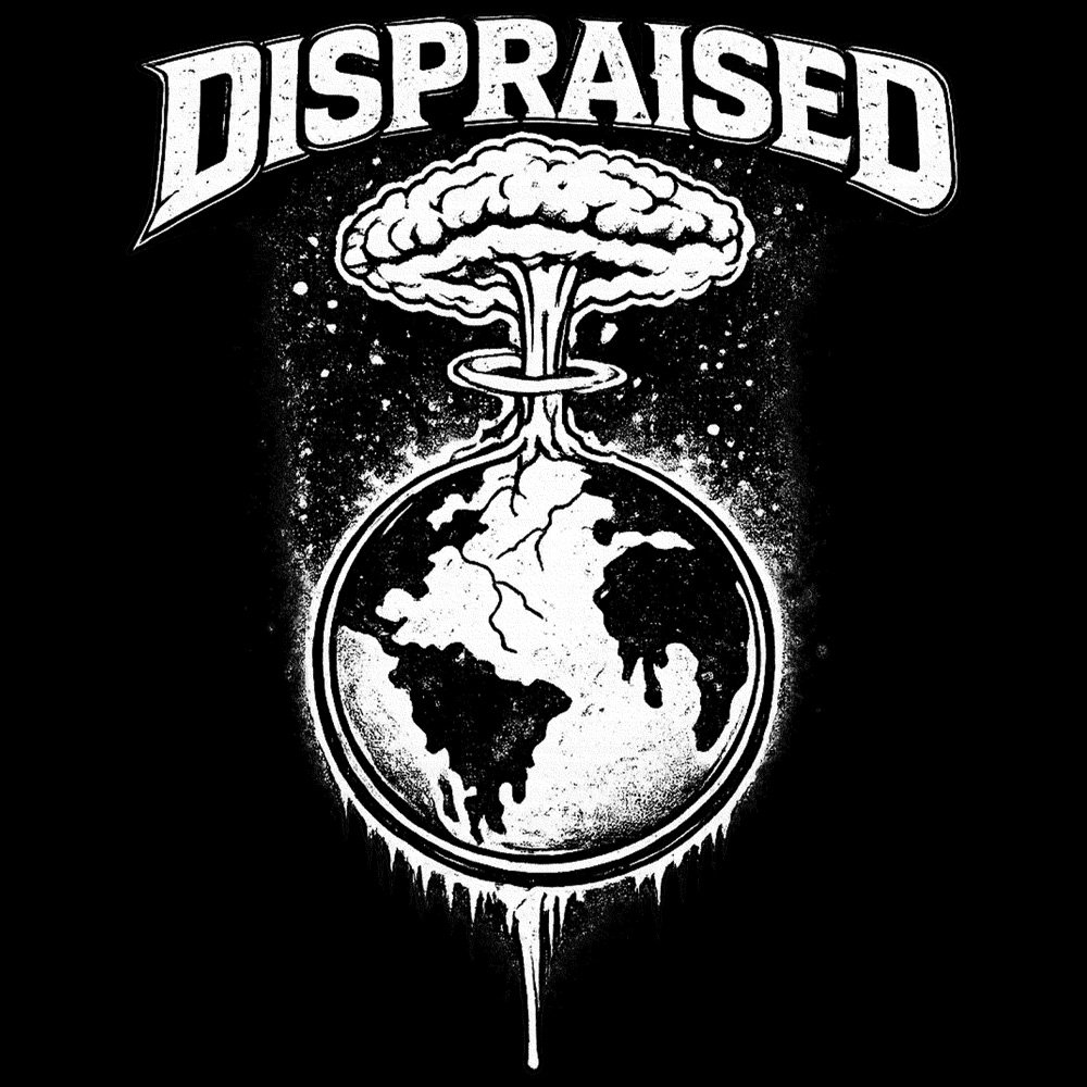 Dispraised - Nuke It All - Black Denim Printed Patches (2 sizes)