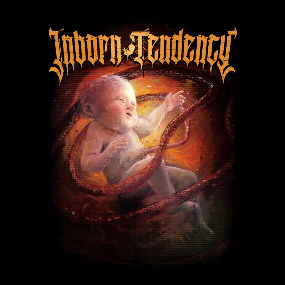 Inborn Tendency - Let There Be Sin - Black Denim Printed Patches (2 sizes)