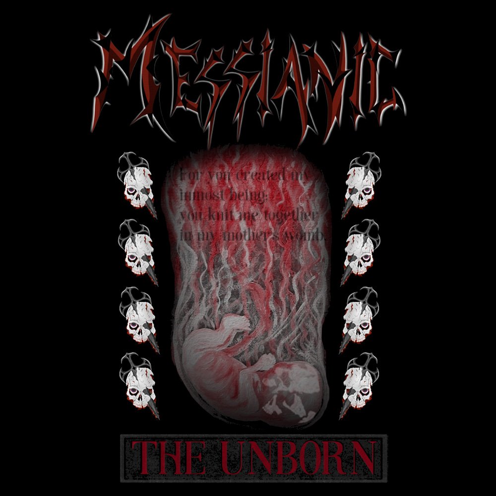 Messianic - The Unborn - Black Denim Printed Patches (2 sizes)
