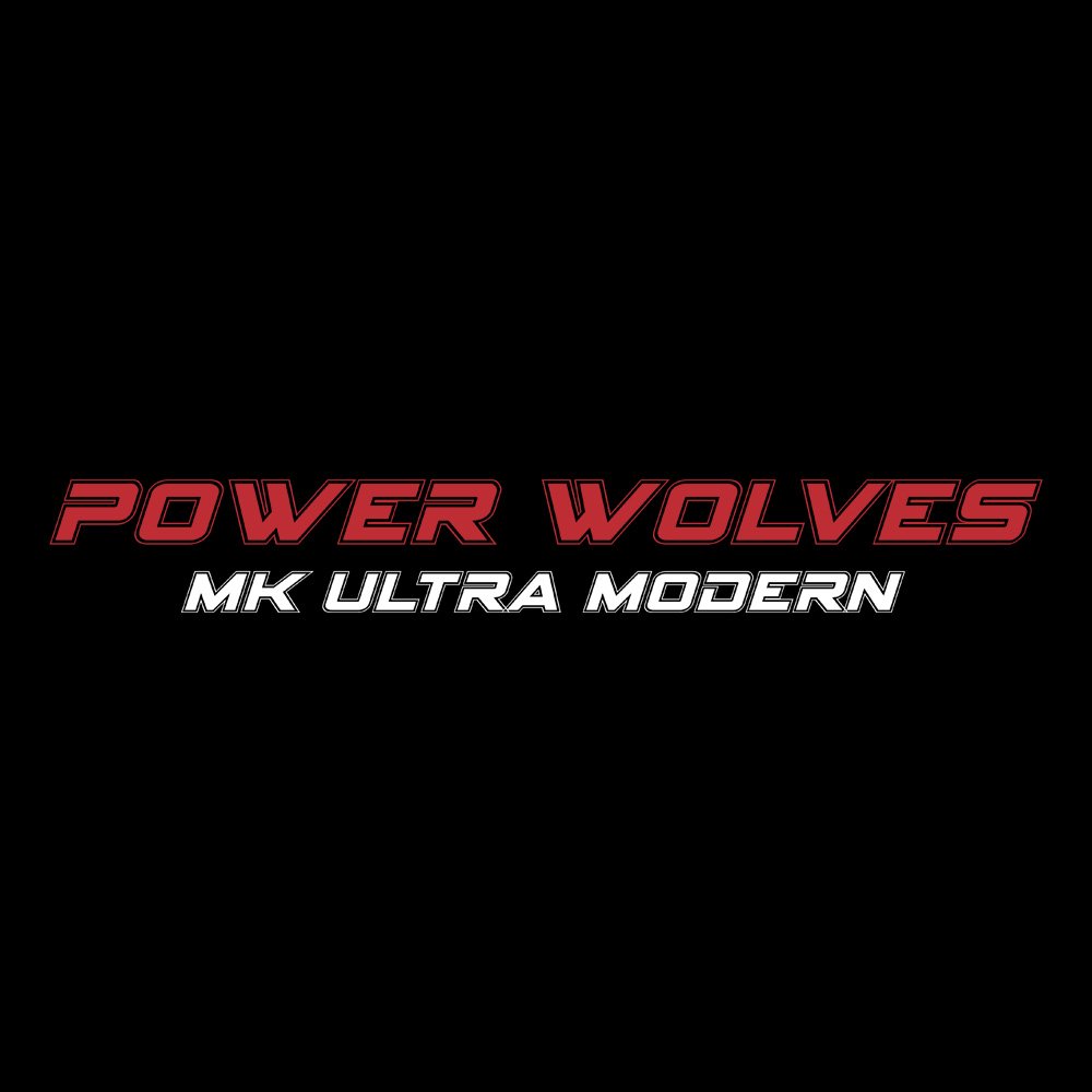 Power Wolves - MK Ultra Modern - Black Denim Printed Patches (2 sizes)