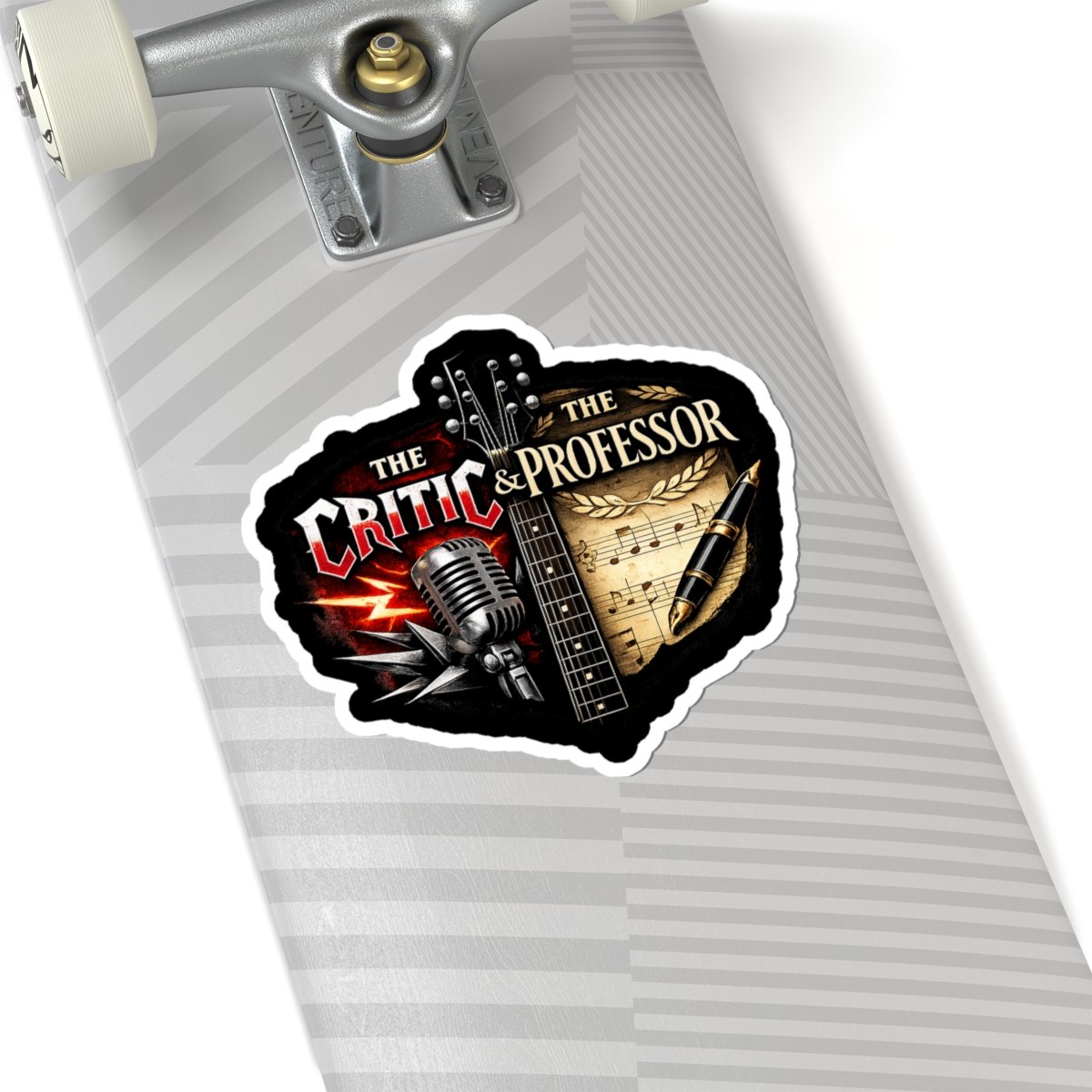 Heaven's Metal Presents The Critic And The Professor Die Cut Sticker Set