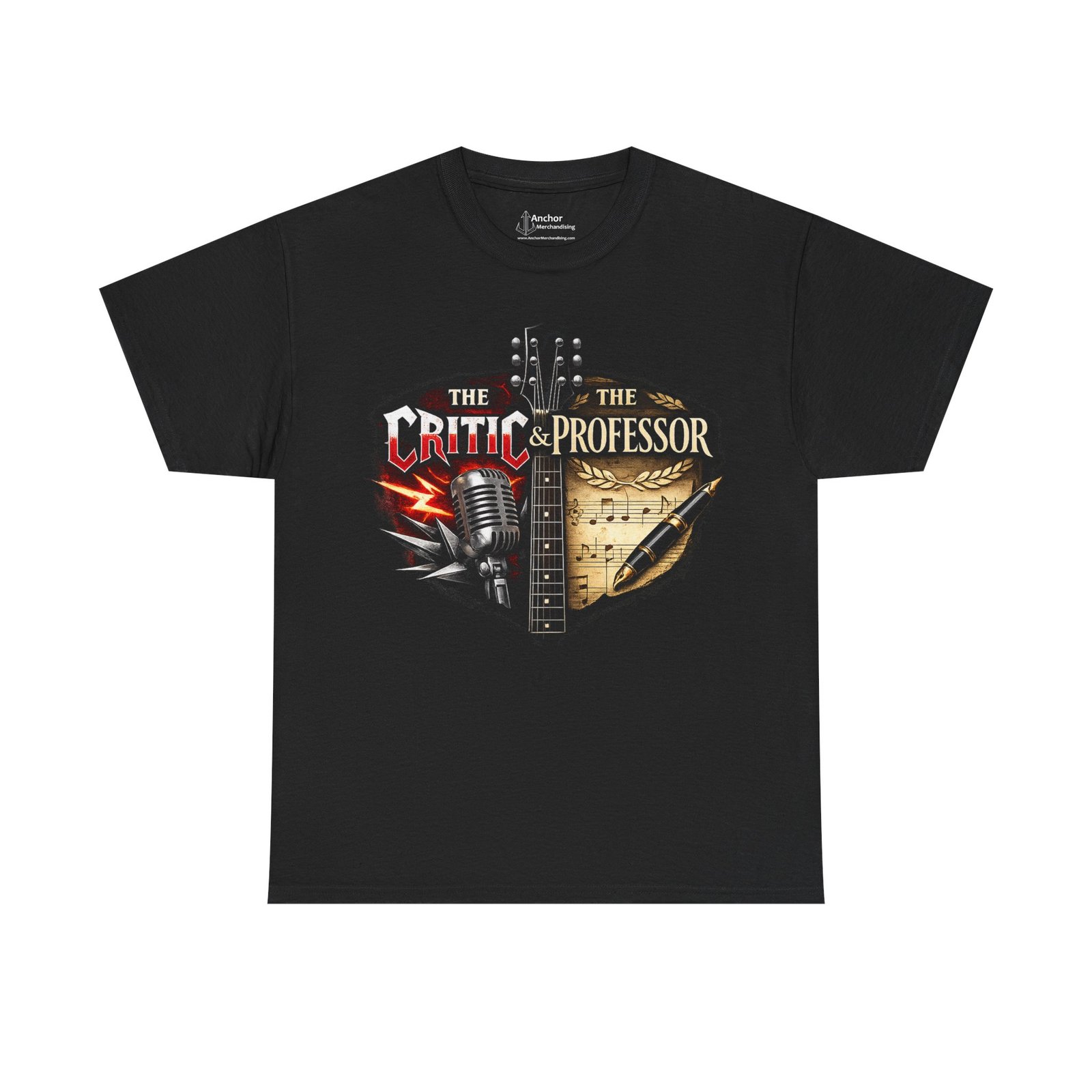 Heaven's Metal Presents The Critic And The Professor Short Sleeve T-shirt