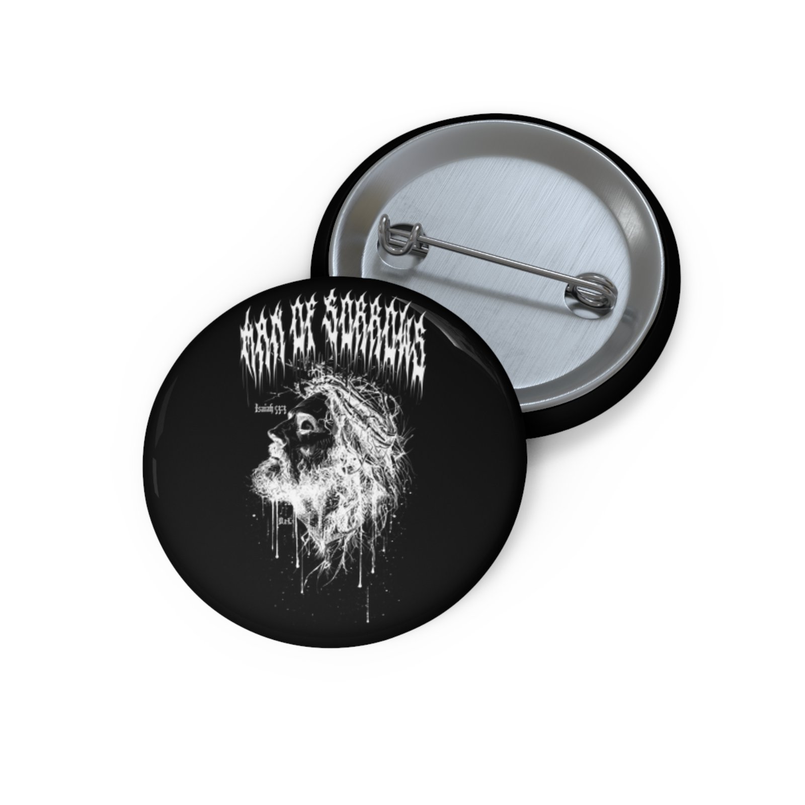 Deathcore2lifecore - Man Of Sorrows Pin Buttons