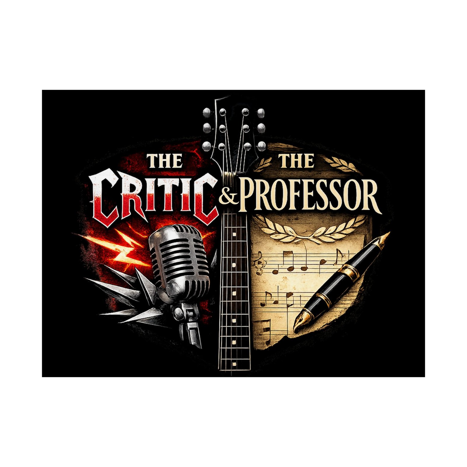 Heaven's Metal Presents The Critic And The Professor Poster Prints (210gsm)