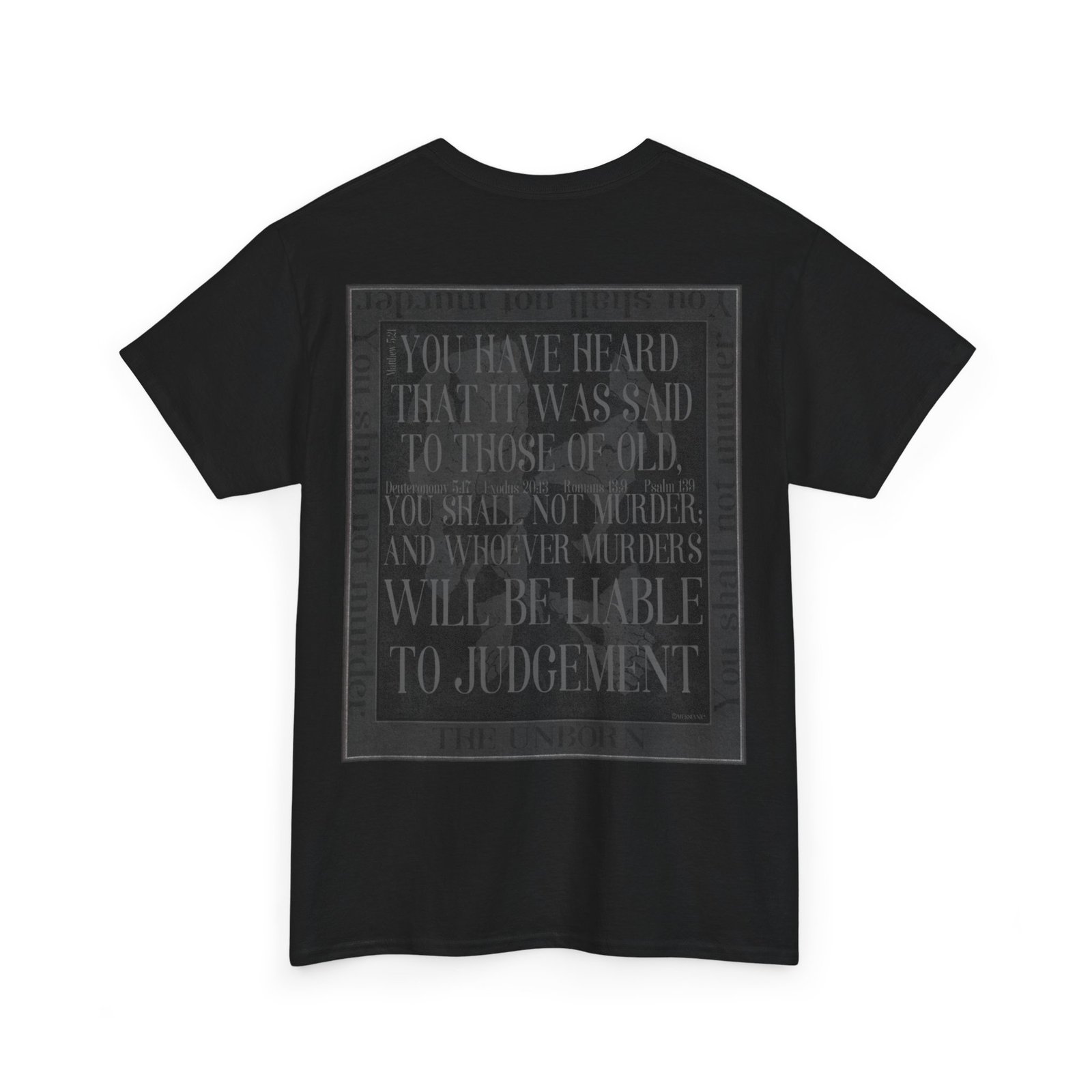 Messianic - The Unborn Short Sleeve T-shirt (2-Sided) - Image 4
