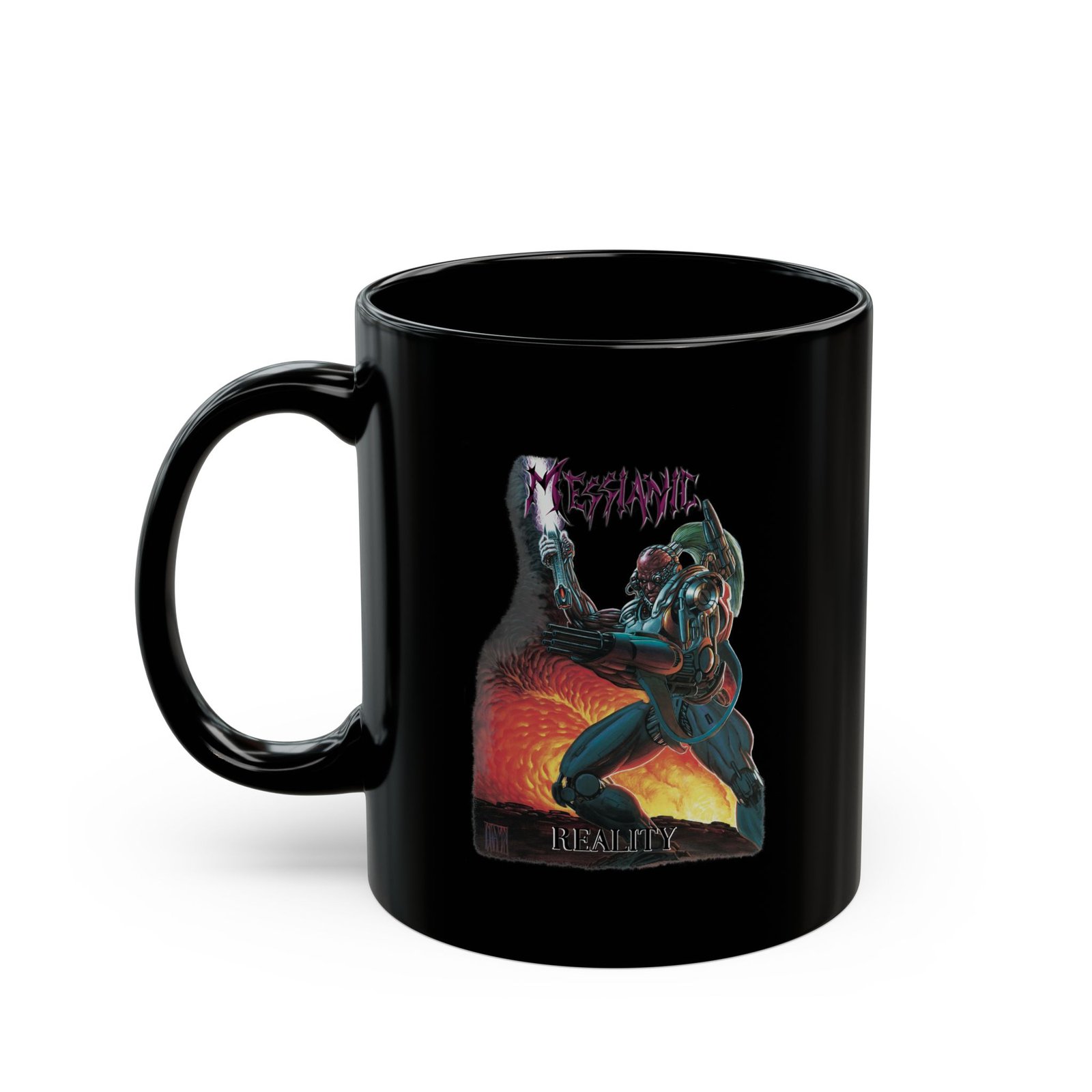 Messianic - Reality 11oz Black Mugs