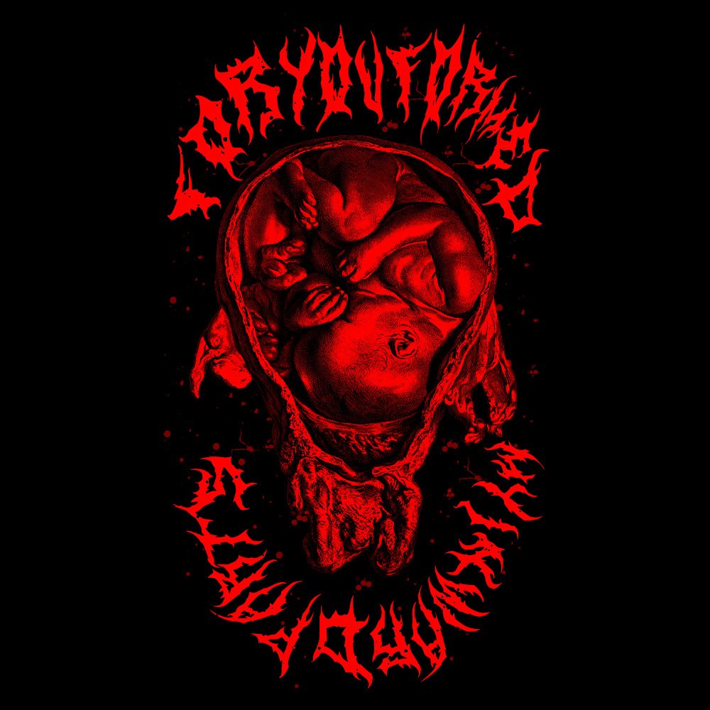 Deathcore2lifecore - You Formed Me - Black Denim Printed Patches (2 sizes)