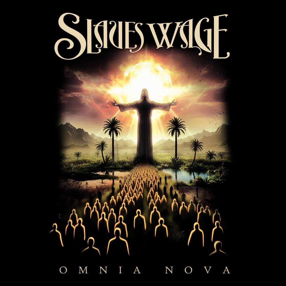 Slaves Wage - Omnia Nova - Black Denim Printed Patches (2 sizes)