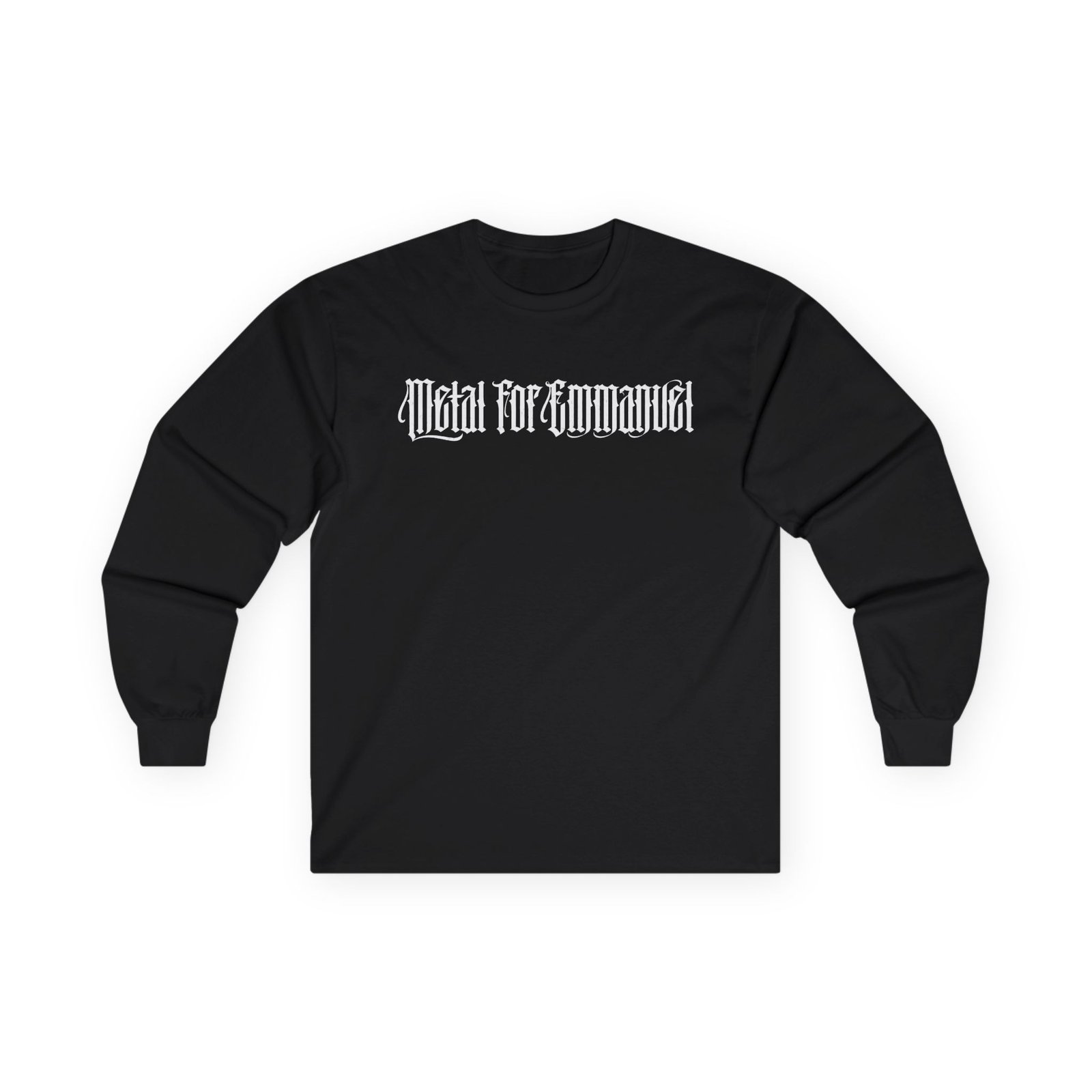 Metal For Emmanuel Logo Long Sleeve Tshirt