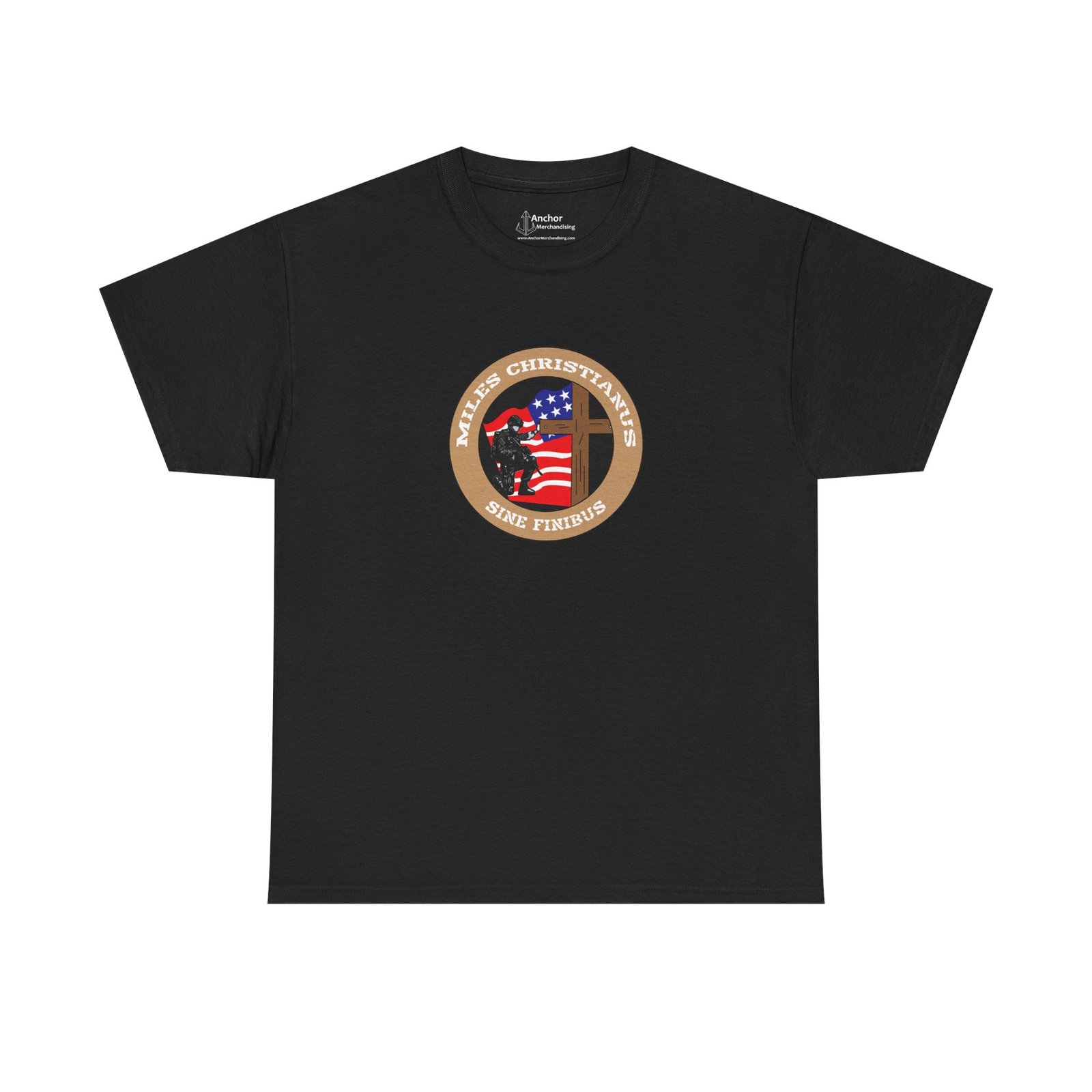 Miles Christianus - Sine Finibus Logo V2 Short Sleeve T-shirt
