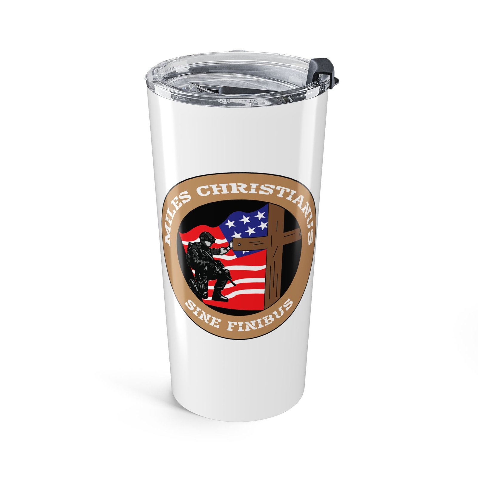Miles Christianus - Sine Finibus V2 20oz Stainless Steel Tumbler