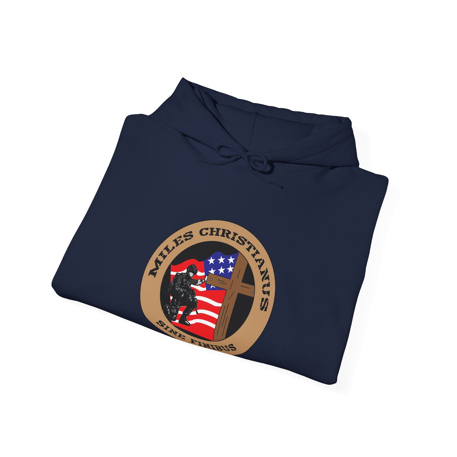 Miles Christianus - Sine Finibus V4 Pullover Hooded Sweatshirt - Image 12