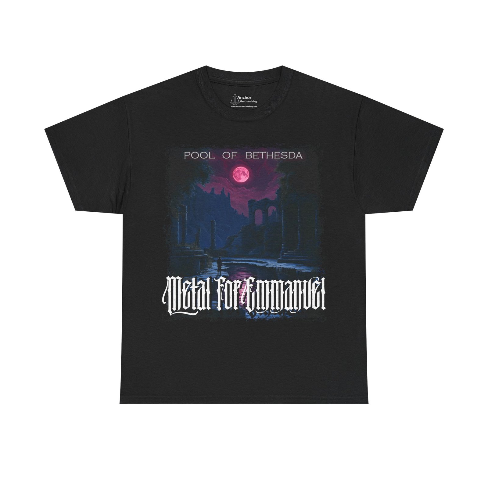 Metal For Emmanuel - Pool Of Bethesda Short Sleeve T-shirt