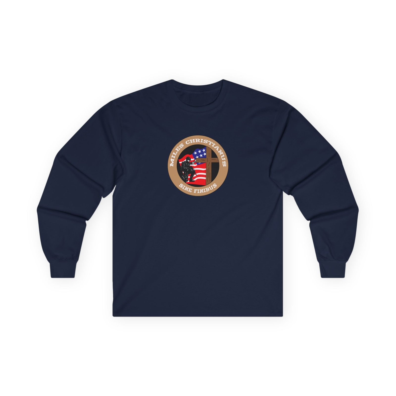 Miles Christianus - Sine Finibus V2 Long Sleeve Tshirt - Image 4