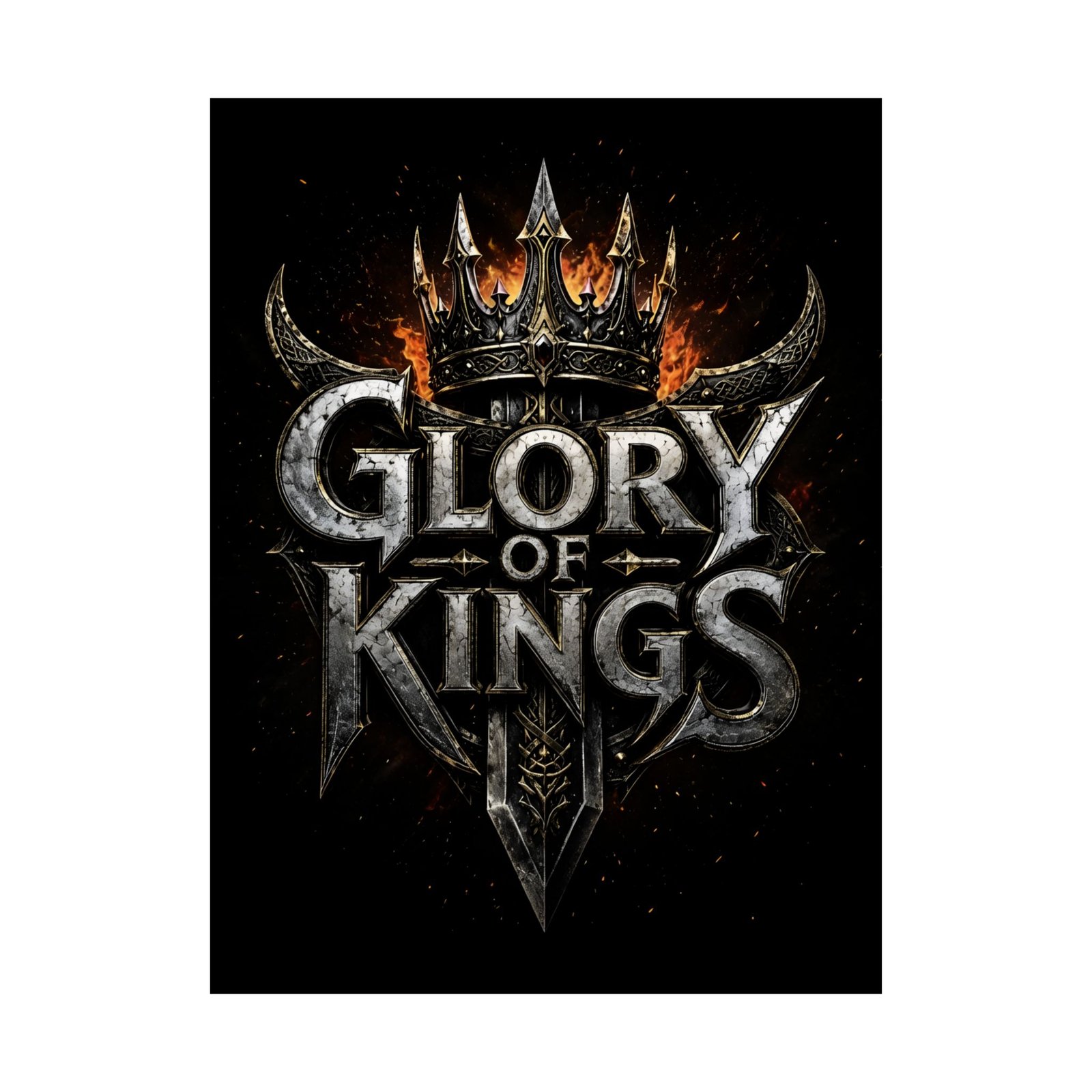Glory Of Kings Logo Poster Prints (210gsm)