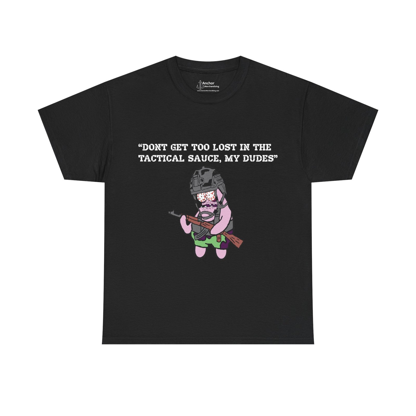 Miles Christianus - Don't Get Too Lost In The Tactical Sauce Short Sleeve T-shirt