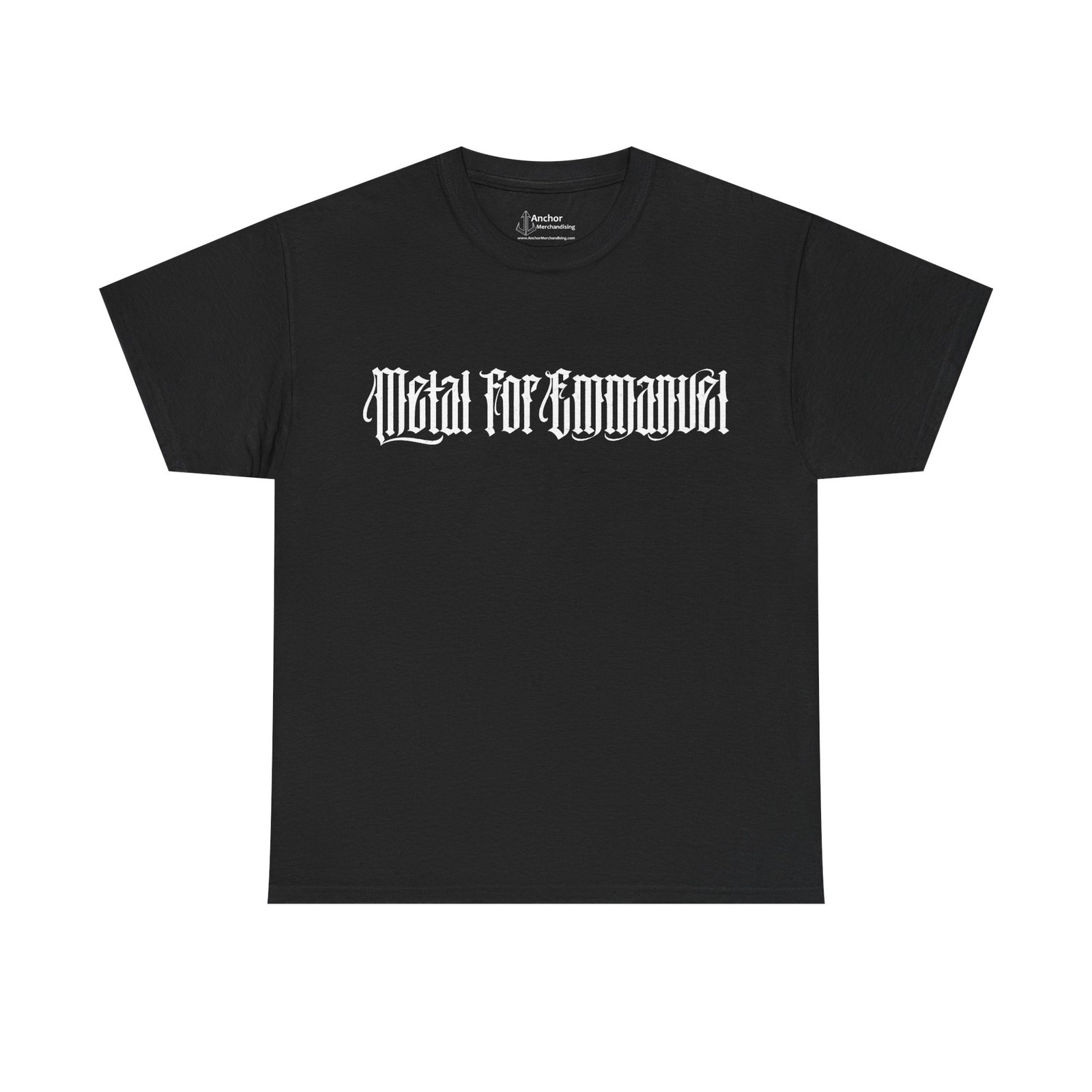 Metal For Emmanuel Logo Short Sleeve T-shirt
