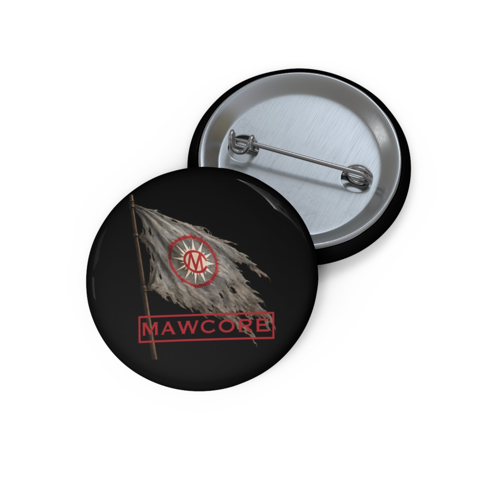 Mawcore - War Cry Flag Pin Buttons