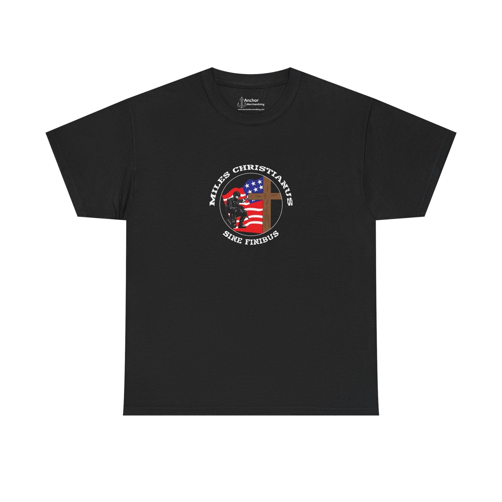 Miles Christianus - Sine Finibus Logo Short Sleeve T-shirt