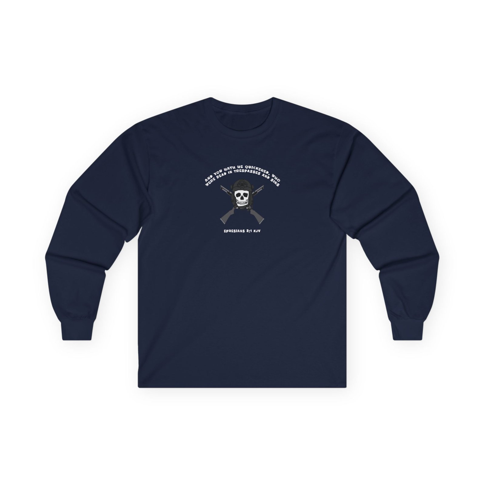 Miles Christianus - And You Hath He Quickened Shotgun Long Sleeve Tshirt - Image 4