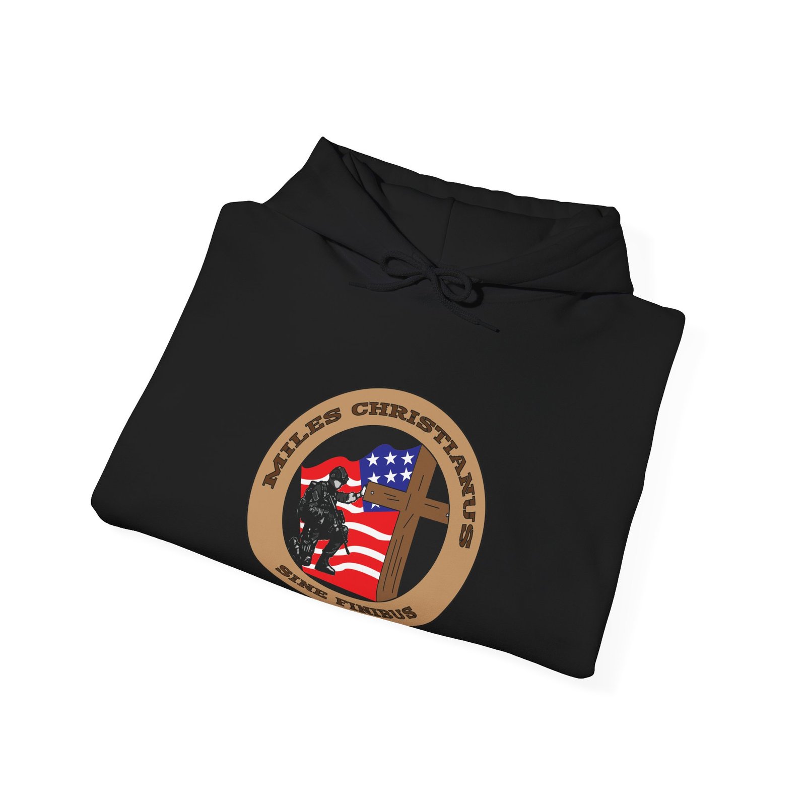 Miles Christianus - Sine Finibus V3 Pullover Hooded Sweatshirt - Image 4