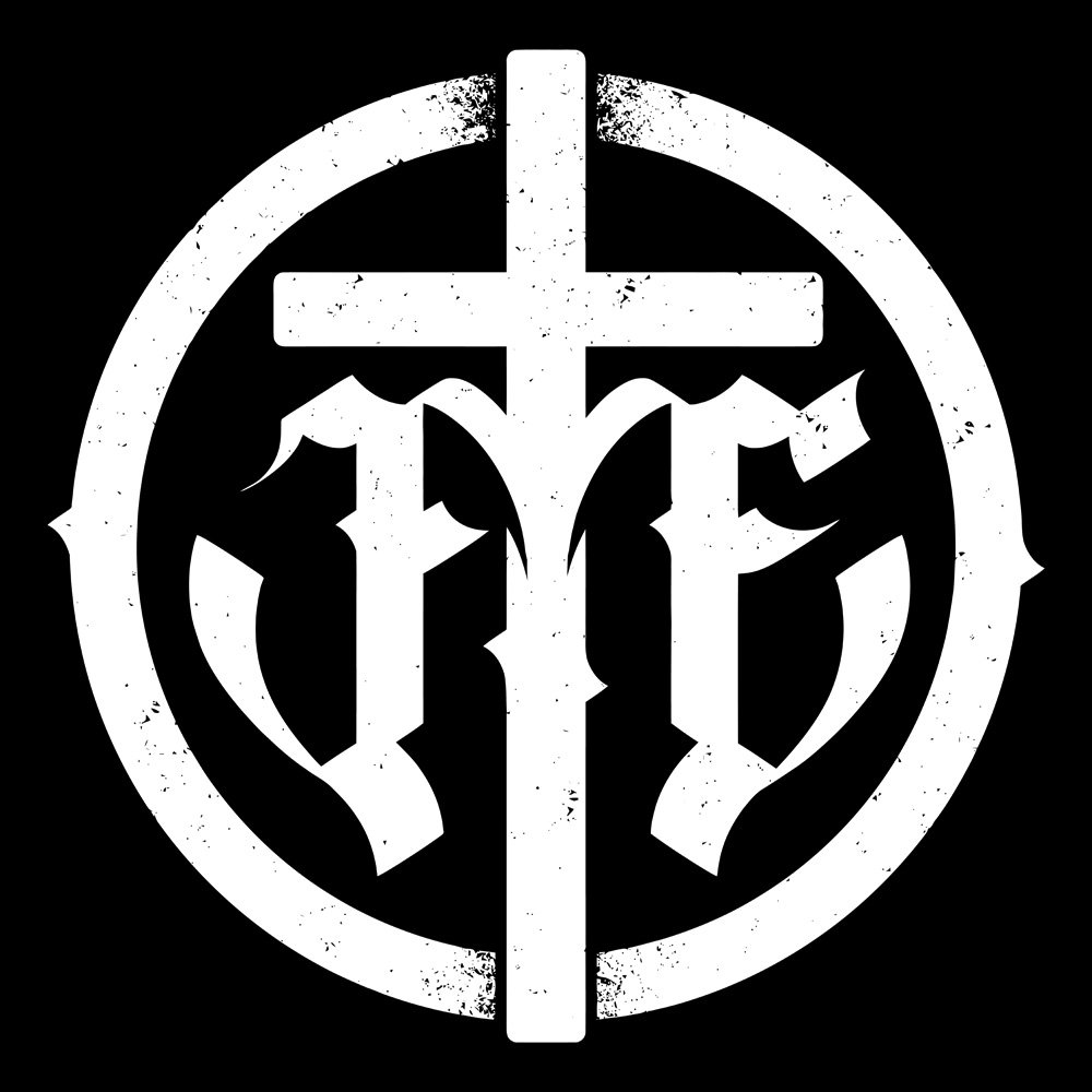Metal For Emmanuel Emblem - Black Denim Printed Patches (2 sizes)
