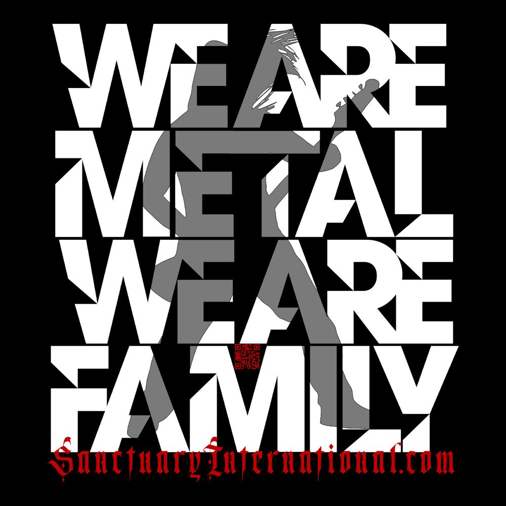 Sanctuary International - We Are Family 2024 - Black Denim Printed Patches (2 sizes)