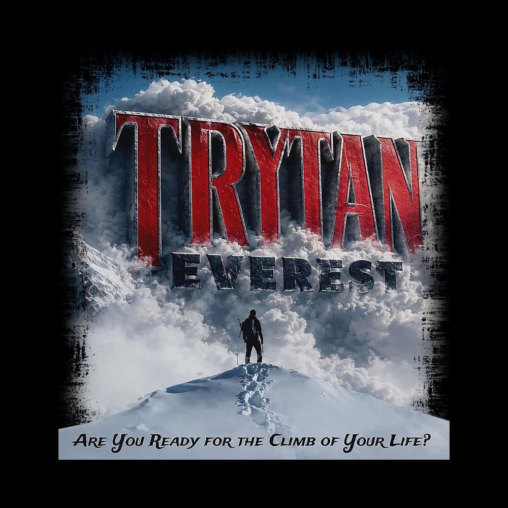 Trytan - Everest - Black Denim Printed Patches (2 sizes)