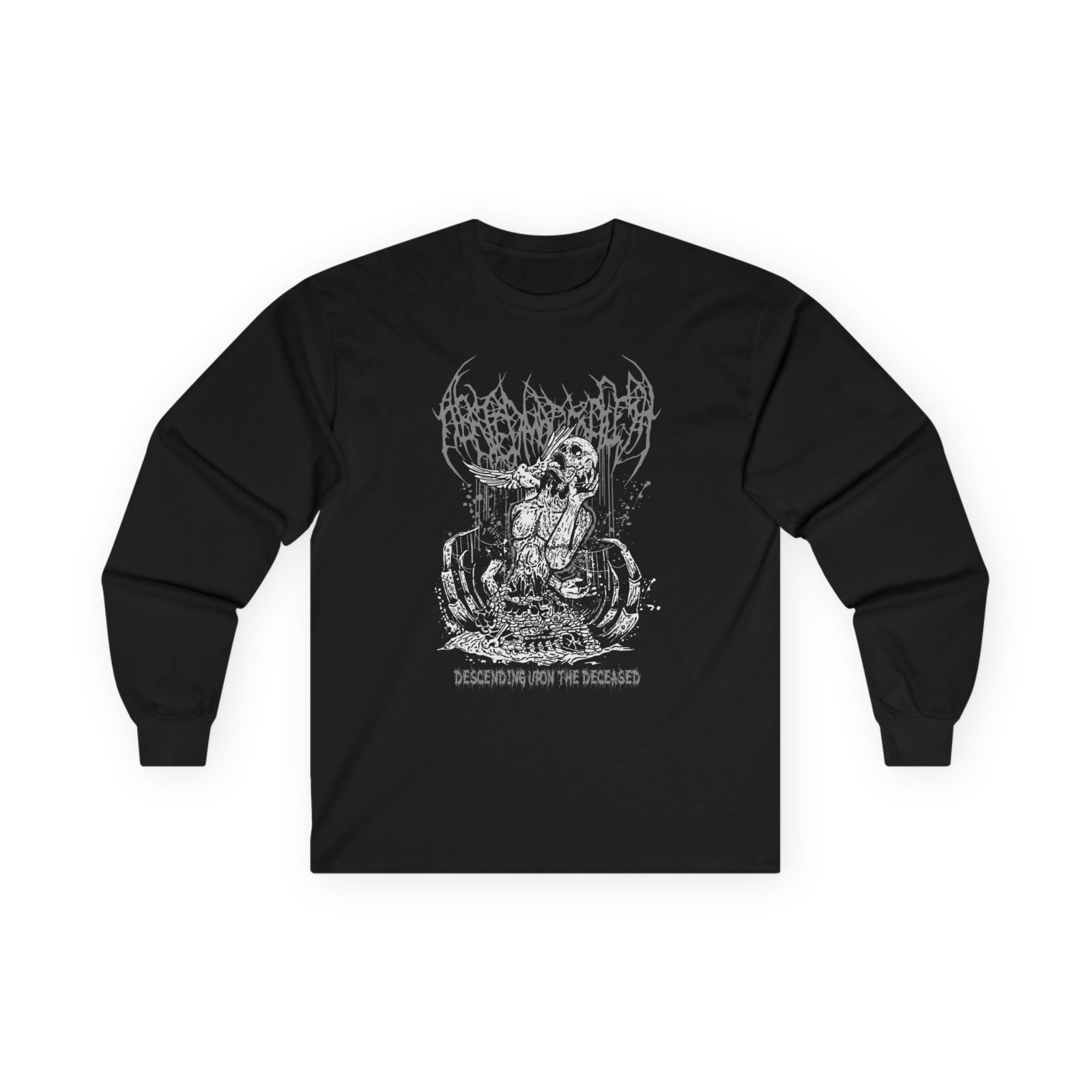 Abated Mass Of Flesh - Descending Upon The Deceased (The Charon Collective) Long Sleeve Tshirt