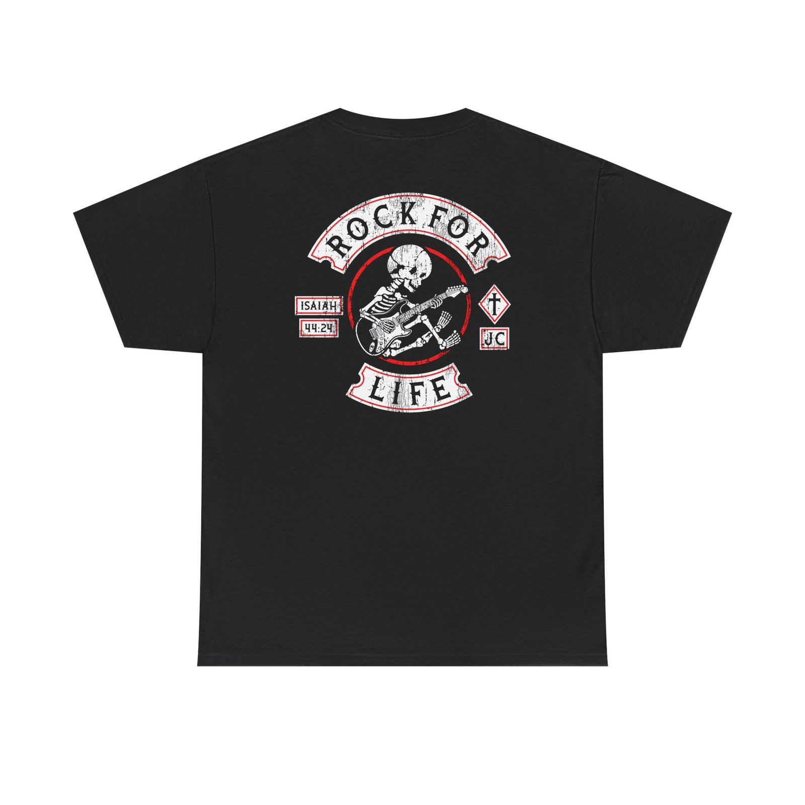 Rock For Life Biker Logo Short Sleeve T-shirt - Image 3