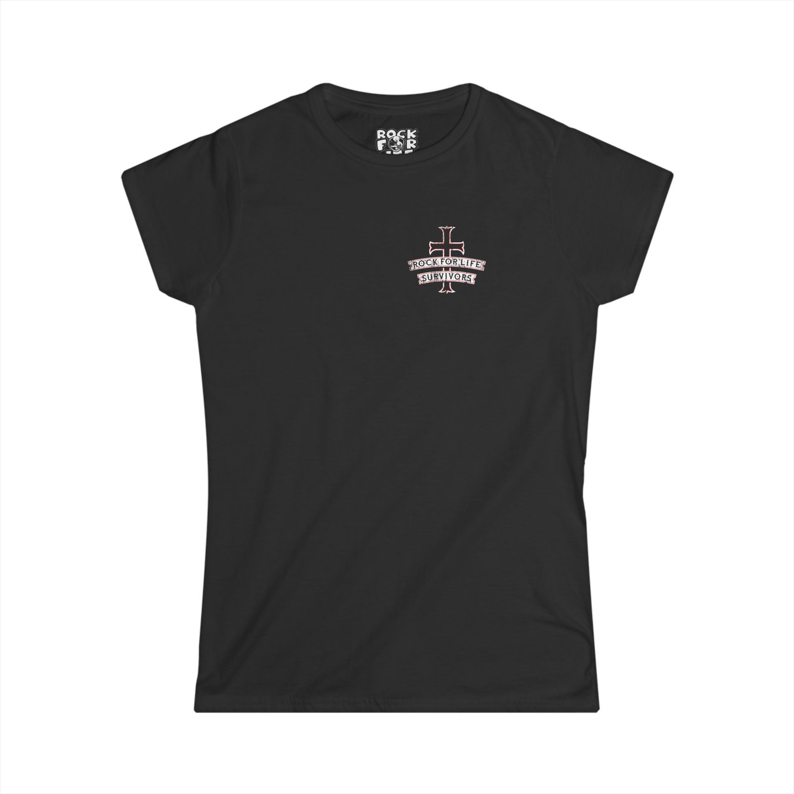 Rock For Life Biker Logo Women's Short Sleeve T-shirt