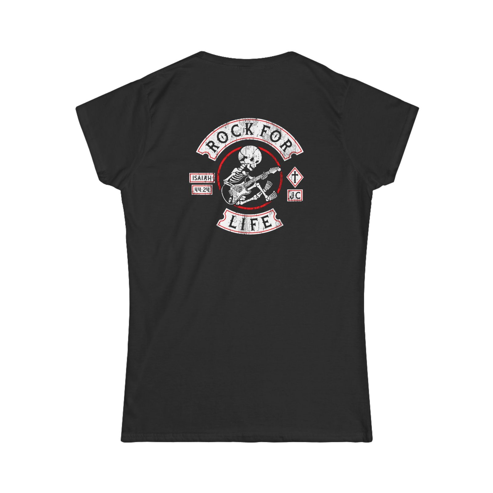 Rock For Life Biker Logo Women's Short Sleeve T-shirt - Image 2