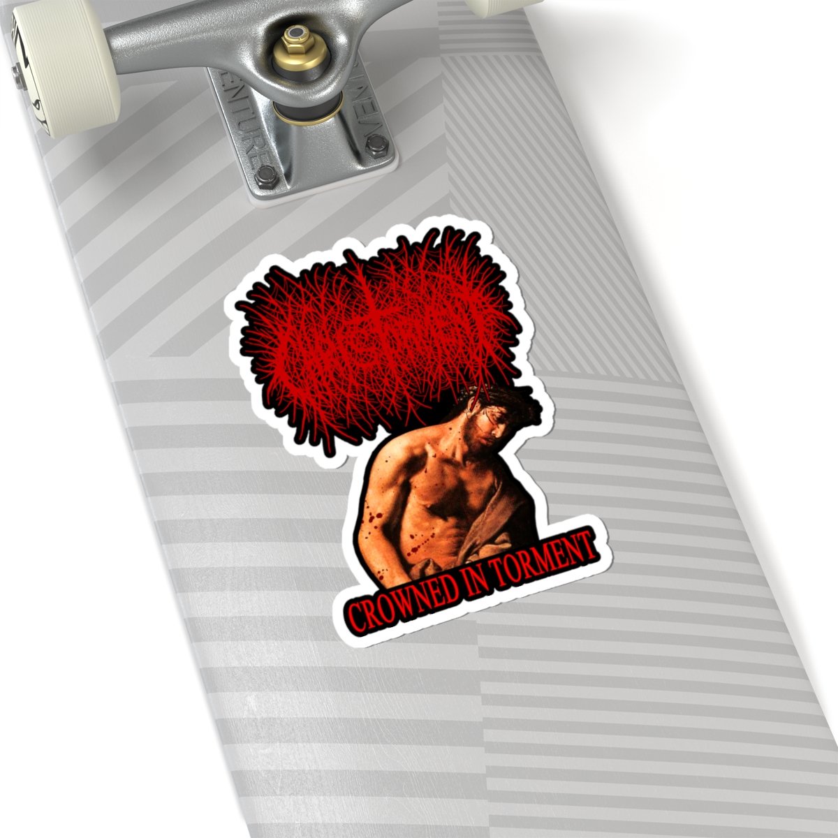 Christorment - Crowned In Sorrow Die Cut Sticker Set