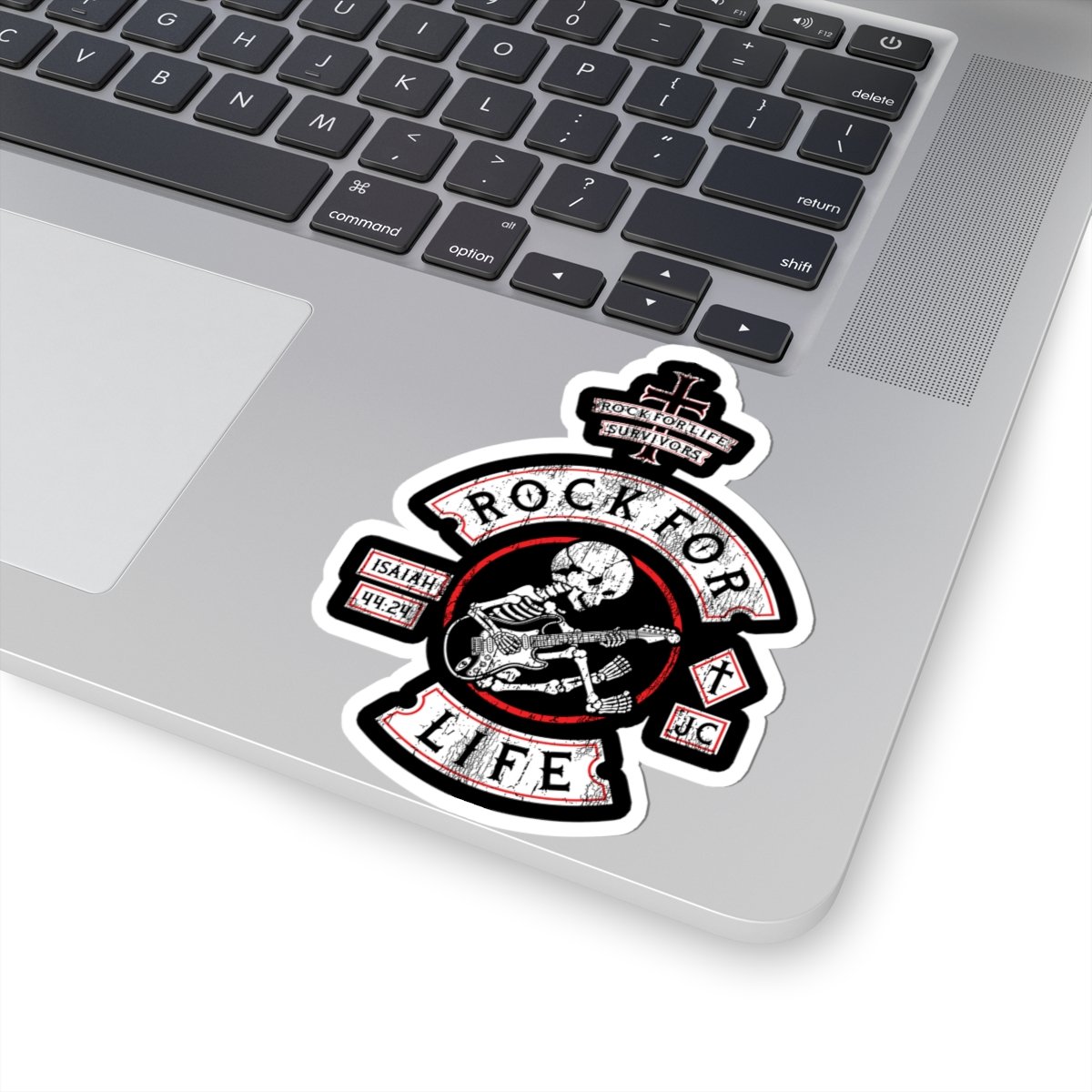 Rock For Life Biker Logo Die Cut Sticker Set - Image 11